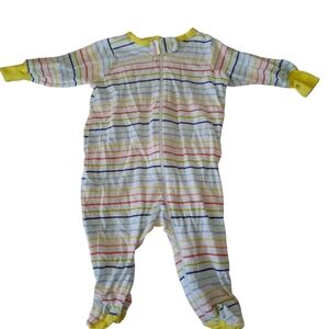 Striped Multicolor Kids One Piece
